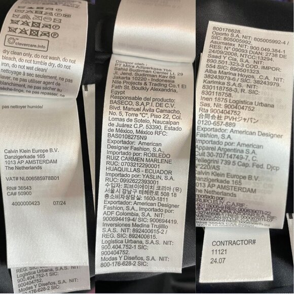 NWT Calvin Klein Tailored Single Breasted Coat S - Picture 16 of 16